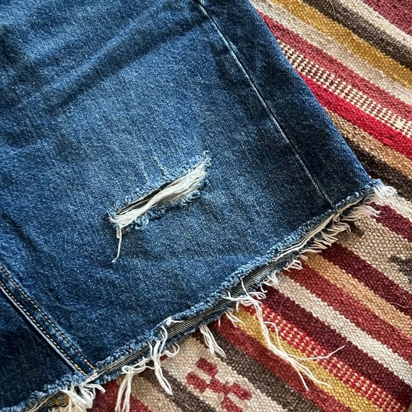 Everlane Denim Reconstructed Skirt - Picture 4 of 8